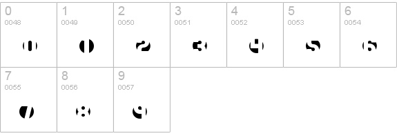 DB Layer 4 BRK numbers 0-9 preview