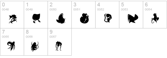 Deadbugs numbers 0-9 preview