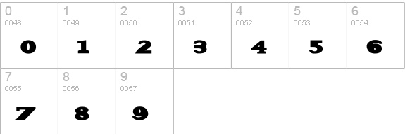 DeadMuleCanyon numbers 0-9 preview
