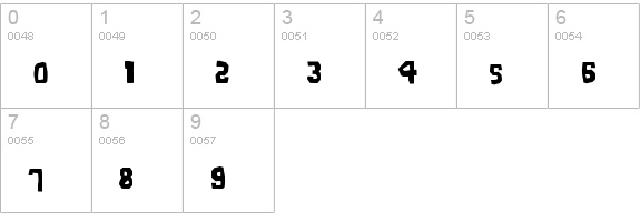 Deanna numbers 0-9 preview