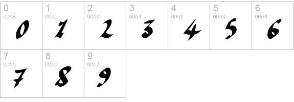 Delicious Doom
 numbers 0-9 preview