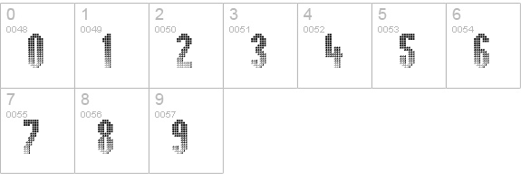 Delusion numbers 0-9 preview