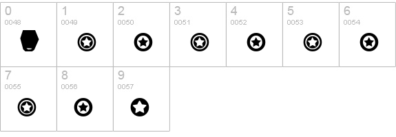 DepressiveManic numbers 0-9 preview