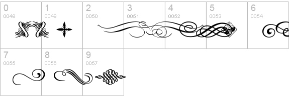 DesignerDing numbers 0-9 preview