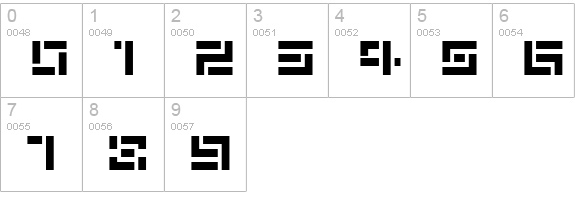 DeStencilNF numbers 0-9 preview