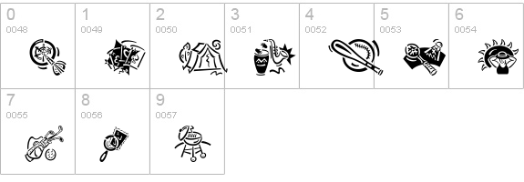 DF Diversions numbers 0-9 preview