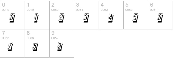 DG_MasterCard numbers 0-9 preview