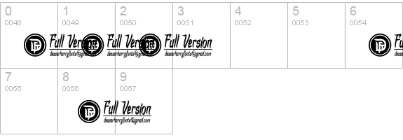 DHF Dexgraffiti Return numbers 0-9 preview