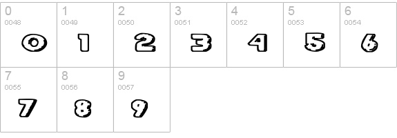 DietDrCreep numbers 0-9 preview