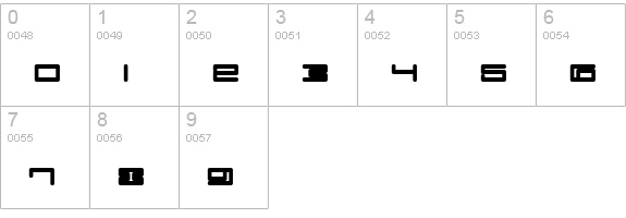 Digit Cube numbers 0-9 preview