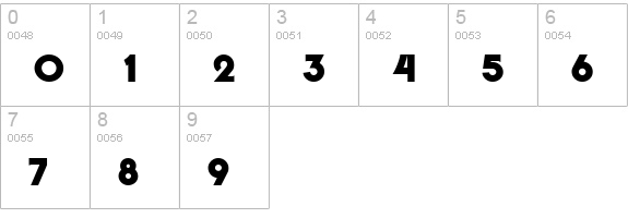 DingDong Normal numbers 0-9 preview