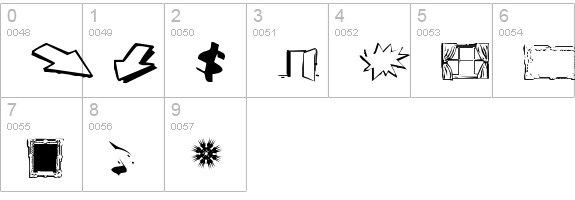 DingoBatz numbers 0-9 preview