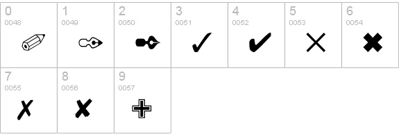 Dingthings 4 N numbers 0-9 preview
