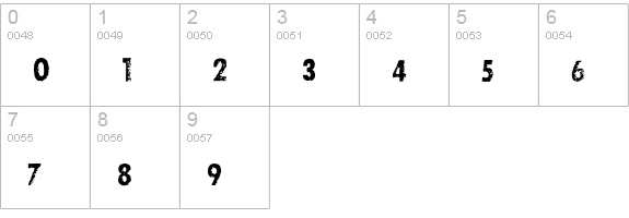 DIRTY SOCKS SKINNY numbers 0-9 preview
