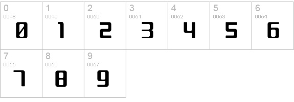 disc_black numbers 0-9 preview