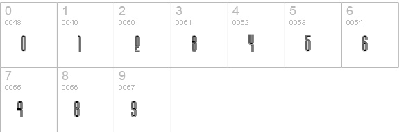 Disco 1 numbers 0-9 preview
