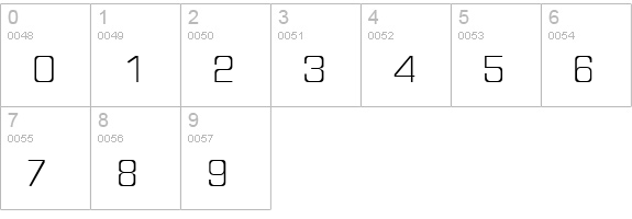 Discognate Light numbers 0-9 preview