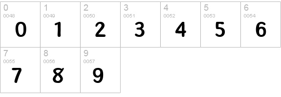Disney Simple numbers 0-9 preview