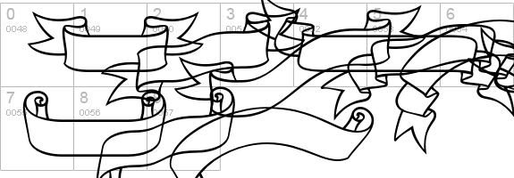 DistilleryIcons numbers 0-9 preview