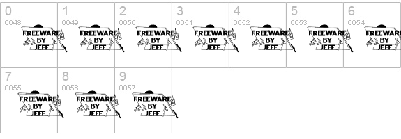 Doctor's Dings JL numbers 0-9 preview