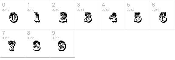 Dolphin numbers 0-9 preview