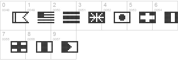 Dotto-Too numbers 0-9 preview