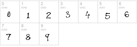 Dragon Harbour numbers 0-9 preview