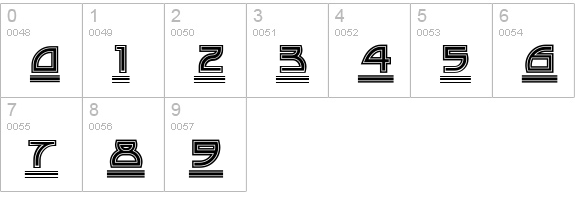 Drive Thru Capital numbers 0-9 preview