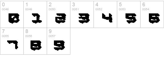 DS Home Back numbers 0-9 preview