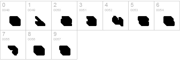 DS Mufdi3DR numbers 0-9 preview