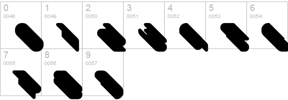 DS Popporn3D numbers 0-9 preview