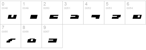 DS PTRLDizel05Plus numbers 0-9 preview