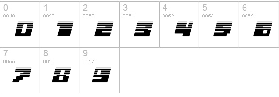 DS PTRLDizelPlus numbers 0-9 preview