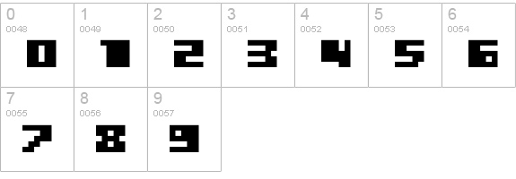 DS PTRLSuper numbers 0-9 preview