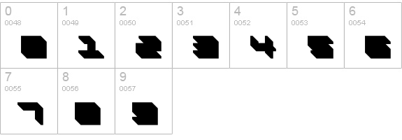 DS SQR553DR numbers 0-9 preview