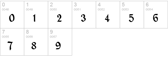 DS_Mysticora numbers 0-9 preview