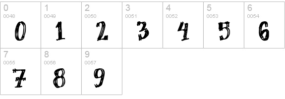 dUBBEL numbers 0-9 preview