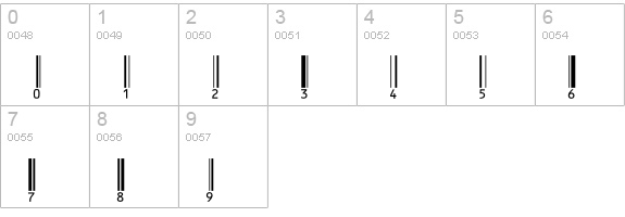 EanBwrP36Tt numbers 0-9 preview
