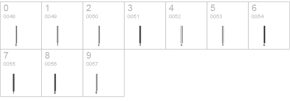 EanBwrP72Tt numbers 0-9 preview