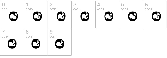 earthling. numbers 0-9 preview