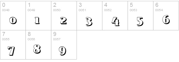 East Market Two NF numbers 0-9 preview