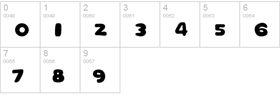 Easter ABC Egg numbers 0-9 preview