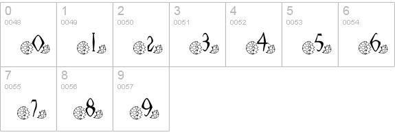 EasterSurprise numbers 0-9 preview
