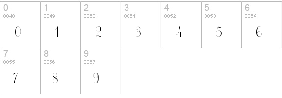Ecolier numbers 0-9 preview