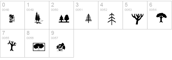 EcologyP01 numbers 0-9 preview