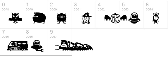 Eekers numbers 0-9 preview