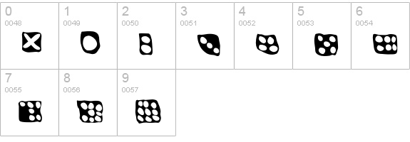 Egg-Cameo numbers 0-9 preview