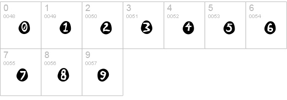Eggs numbers 0-9 preview
