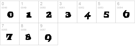EgyptAxt numbers 0-9 preview