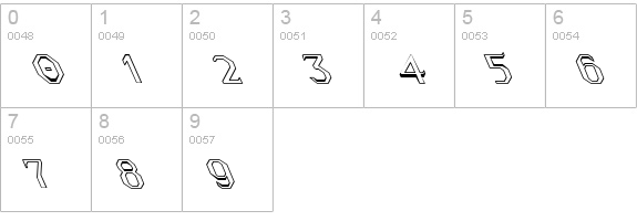 Eire Hollow Lefty numbers 0-9 preview